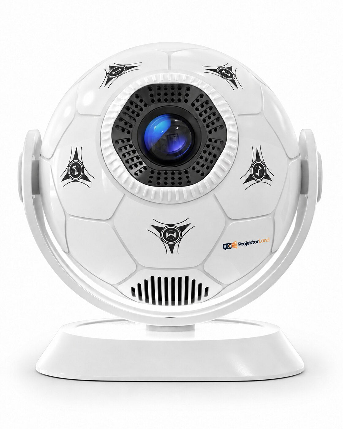 Projektorland Orbit -miniprojektori – 300 ANSI-lumenia, Android 14, Wi-Fi, Bluetooth 5.4 ja 35–135 tuumaa